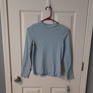 CAT & JACK Long Sleeve Top with Floral Print